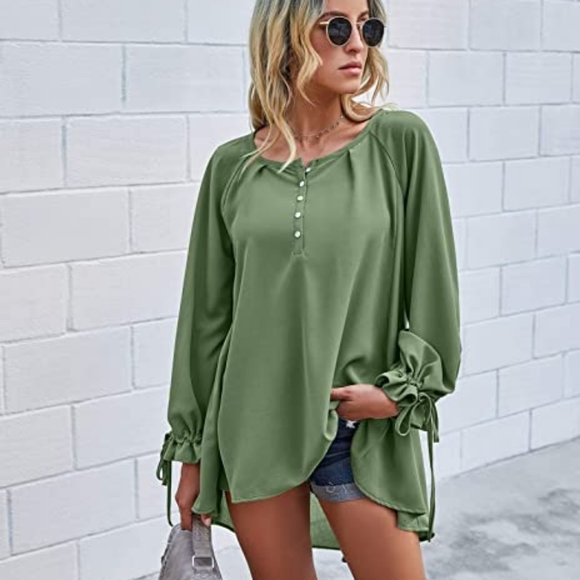 Asymmetrical Tunic Top 🔥 - Picture 2 of 8